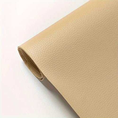Pelle Adesiva per Riparazioni per Divani 300x40 cm | LEATHERPATCH (Beige)