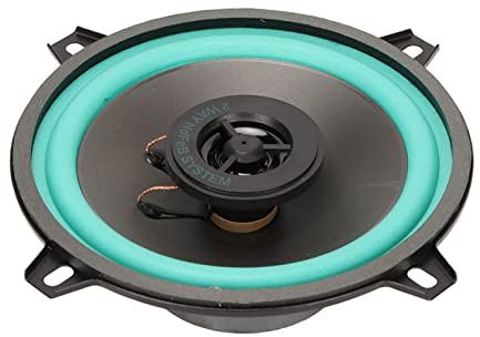 Akozon Altavoces para Coche, Altavoz Coaxial de 2 Vías de 5 Pulgadas para Todos los Sistemas de Sonido Coche 100W Rango Medio Alta Sensibilidad