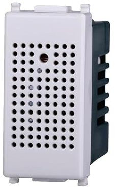 IXTRIMA Interruttore con sensore di rilevamento acustico compatibile plana colore bianco EV1701