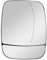 Hoypeyfiy 95517331 Front Right Driver Side Wing Door Mirror Glass Heated with Backing Plate, Exterior Side Wind Mirror Glass, Replacement for Renault Trafic 2014-2020 Replacement for Vauxhall