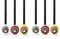 NEDIS Câble vidéo composite - 3 fiches RCA - 3 fiches RCA - Nickelé - 480p - 1,50 m - Rond - PVC - Noir - Étiquette