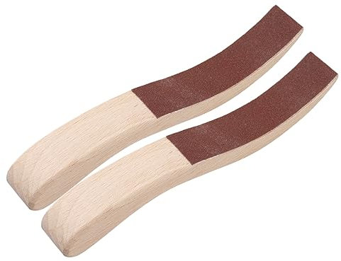 BESTonZON S-Form Schleifbrett Aus Massivholz Klavier Polierwerkzeug Für Hammerfilz Langlebiges Schleif Polierinstrument Zur Reparatur Komfortables Design Leicht Und Handlich