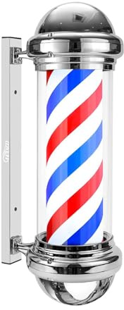 WDZD 29'' Silver Barber Pole Light