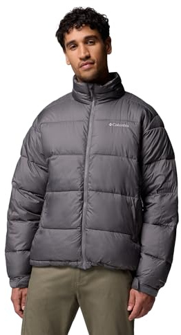 Columbia Men's Pike Lake 2 Jacket, Puffer Jacket, City Grey, XXL