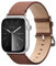 Woodcessories Cinturino in pelle compatibile con Apple Watch 49mm 46mm 45mm 44mm, pelle vegana marrone per iWatch SE Ultra 2 Serie 10 9 8 7 6 5 4 3 2 1 | Pelle vegana ricavata dall'Aloe Vera