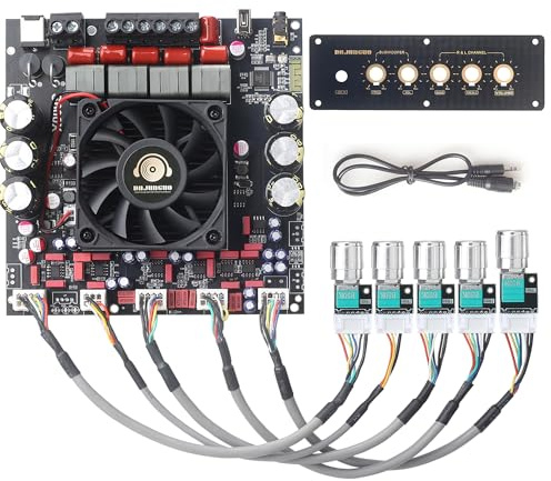 S600X-W Power Amplifier Board Bluetooth5.2 TPA3255 Chip with Subwoofer 2.1 Channel 300W×2+600W (S600X-W)