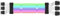 Rgb, cables de suministro, RGB direccionable, cable de extensión Pc, componentes internos para conector de placa base, mejora de luz LED personalizable, 1 x 24p Atx, 14.4 pulgadas