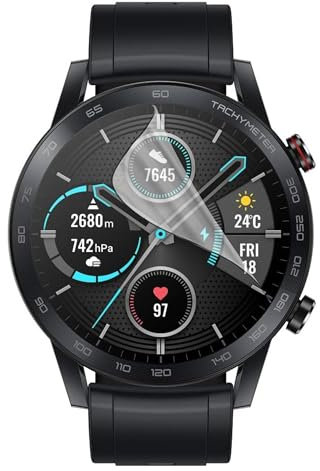 PHONILLICO Film Protection Ecran en Plastique pour montre Honor Magic 2-46mm [PACK 6] Ultra Resistant Ecran Protecteur