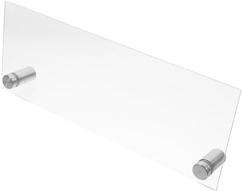 LIGHTAOTAO Acrylic Desk Name Plate with Blank Design for Office and Wedding Use, Elegant and Simple Style, Versatile Use Sign Holder for Personalised Desk Plaque or Table Display