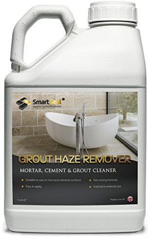 Smartseal Grout Haze Remover - Powerful Grout Residue Remover for a Pristine Finish. Removes Excess Grouts Film & Build-Up of Mortar, Cement, Dirt & Grime around Ceramic & Porcelain Tiles (5 Litre)