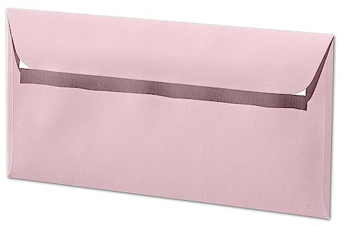 ARTOZ 100x Briefumschläge DIN Lang Kirschblüte 100 g/m² selbstklebend - DL 224x114 mm - Kuvert ohne Fenster - Umschläge mit Haftklebung Abziehstreifen