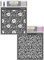 CrafTreat Swirl Art Stencil for Furniture Painting - Arabesque and Swirly Swirls (2 pcs) - Size: 15x15 cms - Swirl Pattern Stencils for Crafts Reusable Vintage - Floral Stencils for Wood