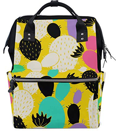 Montoj Reisetasche aus Segeltuch mit Kaktus-Motiv