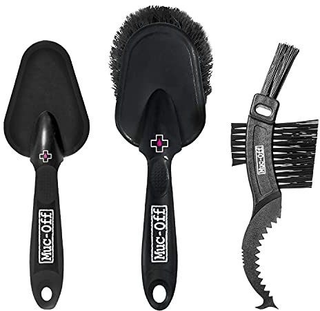 Muc Off 3 x Premium Bike Cleaning Brush Kit Set