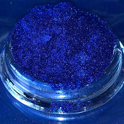 Dipoxy Pigmentos 01 de Resina Epoxi, Azul Perla para Jabón, Pintura para Hormigón, Mica, Polvo para Uñas, Gel UV, Pintura de Coche, Goma Líquida Metálica (100 g)