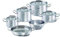 Fissler Original-Profi Collection / Edelstahl-Topfset, 6-teilig, Kochtopf-Set mit Deckel, Induktion, (3 Kochtöpfe, 1 Bratentopf ,1 Sauteuse, 1 Servierpfanne) – 175 Jahre Fissler Geburtstagsset