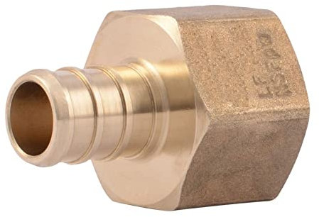 3/4 x 3/4 PEX Female NPT Thread Adapter - Crimp Fitting 1 Pack