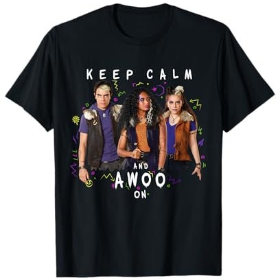 Disney Channel Zombies 2 Keep Calm and Awoo On T-Shirt