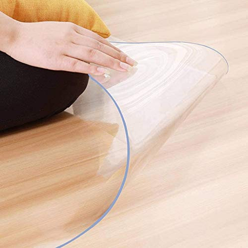 Ertex Stuhlunterlage Bodenschutzmatte Bürostuhlunterlage Bodenmatte 2,2mm 1 A Qualität Transparent Glasklar 100% (70 x 100 cm)