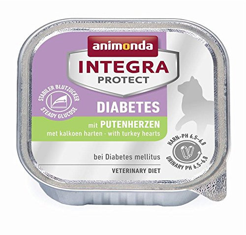 animonda Integra Protect Diabetes mit Putenherzen | 16x 100g