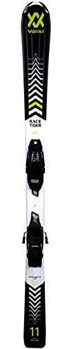 Völkl JR RACETIGER BLK/WHI/Green VMO,BLK/Größe 140 Schwarz (schwarz)