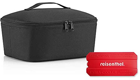 reisenthel coolerbag mit Zugabe Thermo Kühltasche Thermotasche (coolerbag M Pocket Black)