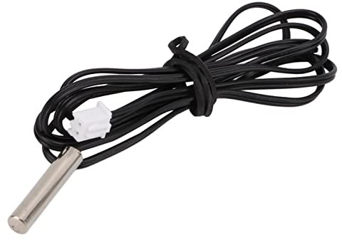 B3950 NTC Thermoelement Temperaturfühler 10k Edelstahl Temperatursensor Sonde Hochgenaue Temperaturprüfung Thermosensor(20CM)
