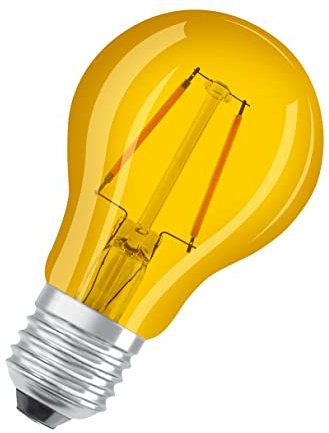 OSRAM Dekorative LED Lampe Décor mit E27 Sockel, Gelb, 2200 K, 2,50W, Ersatz für 15W-Glühbirne, klar, LED STAR DECO CLASSIC A, 6er-Pack