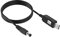 DC 5 V auf Gleichstrom 12 V USB-Spannungs-Konverter-Kabel, YACSEJAO Netzteil, USB-Kabel mit DC-Klinke, 5,5 x 2,1 mm für Lüfter, LED-Licht, Router-Lautsprecher (1 m)