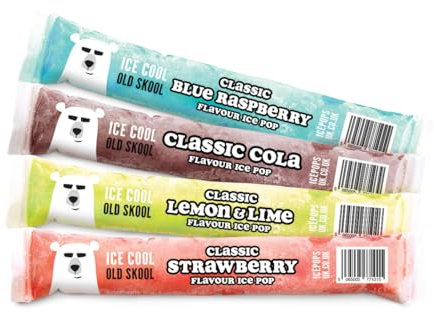 Paquete grande de 100 paletas de hielo 85 ml e 8,5 kg