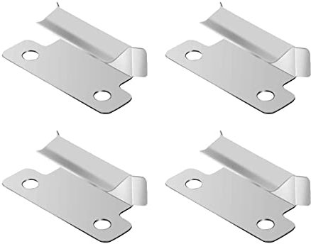 4 STÜCKE 7 mm 3D-Drucker-Clips, Bett-Clips Klemme 3D-Bett-Clips Ender 3 Glas-Bett-Clips für Creality Ender 3 V2 Ender 3S Ender 5 Pro Ender 7 CR-20 PRO CR-10S Pro 3D-Drucker Beheizte Bett-Glasbett