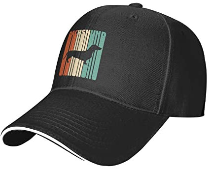 778 Baseballkappe Vintage Dackel Dad Hat Verstellbare Baseball Kappe Unisex Trucker Cap Für Outdoor Ausflug Wandern