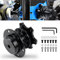Acclcors Lenkrad Schnellspanner, Universal 6-Loch Snap off Boss Kit für Race/Rally/Motorsport Horn-Taste nicht unterstützt
