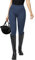QUEENIEKE Sports Reitleggings Damen Reithose Silikon Vollbesatz mit Handytasche und Gürtelschlaufen für Reitsport Pferdetraining (Tiefmarineblau, 42-44)