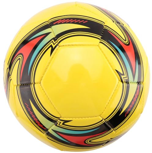 Micvtve Professioneller Leder Fußball Größe 5 - Rutschfestes Match Spiel Drinnen und Draußen