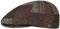 bugatti Nestor Patchwork Flatcap Schirmmütze Schiebermütze (57 cm - Dunkelbraun)