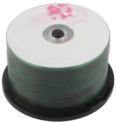 Dischi CD-R Vergini, Supporti CD Registrabili, Dischi Registrabili Per Dati E Musica Velocità 52X, Capacità 730 MB, Musica Registrabile E Archiviazione Dati(50pcs)