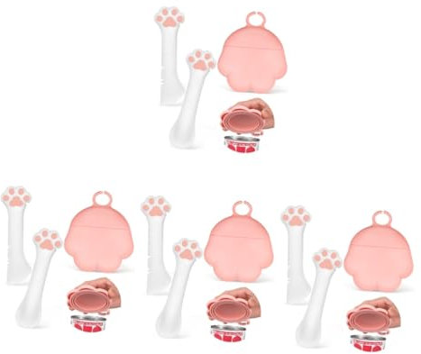 Supvox 4 Sätze Fütterung Werkzeuge Katzendosenöffner Löffel Für Nasses Hundefutter Mini-Schaufel Gruselige Kostüme Dosenöffner Für Haustiere Haustierzubehör Kieselgel Füttern Cowboy-Hut