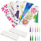 60 Stück Lesezeichen Blanko und Bunte Quasten, 15x5 cm Lesezeichen Papier mit Loch, Lesezeichen Basteln, Lesezeichen Selbst Gestalten, Lesezeichen Selber Machen, Blanko-Lesezeichen für Crafting