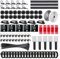 ARMIZ 250PCS Cable Management Kit, 2 Roll Tape, 3 Cable Sleeves,5 Cable Holders,10 Zip Tie Mounts,40 Cable Straps, 60 Cable Clips, & 130 Cable Fastening Ties for TV, PC and Office Cable Management