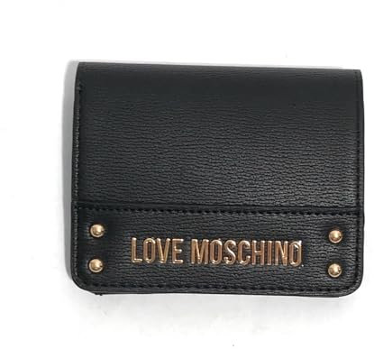 Moschino Portafoglio donna Love libretto in ecopelle nero A25MO42 JC5703PP0LLD0000 NERO
