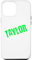 iPhone 12 Pro Max Neon Green Taylor Case