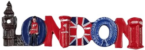 London Britain Reise-Souvenir 3D-Kühlschrankmagnete, Kühlschrank-Dekoration, Magnet