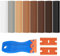 MirraSwit 8 Stück Laminat Reparaturset 8 Farben, Hartwachs Reparaturset mit Hoher Härte, Parkett Reparaturset für Kratzer und LöCher, MöBel Laminat Boden