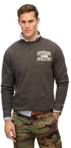 Superdry Herren Athletic Essentials Rundhals-Sweatshirt
