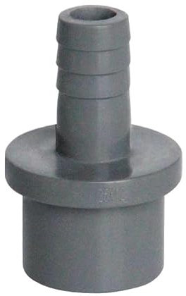 Raccords en PVC, connecteur rapide de tuyau, raccord cannelé-douille OD 5 mm 8 mm 10 mm 12 mm 14 mm 16 mm 18 mm 20 mm OD raccord cannelé de tuyau X 20 mm 25 mm OD douille raccord de tuyau en PVC(Grey,