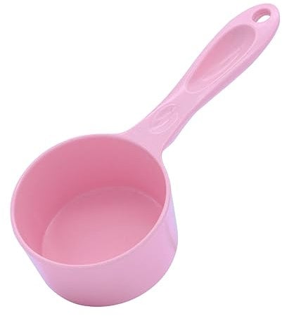 Homoyoyo Doseur De Croquettes pour Chien Et Chat - Cuillère à Mesurer en Grammes avec Pelle à Croquettes - Idéal pour Nourrir Les Animaux De Compagnie Rose