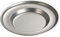 SLEDEZ Speiseteller aus Edelstahl Rundes Grilltablett aus Edelstahl im Vintage-Stil(26cm)