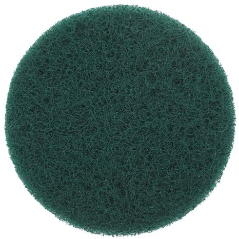 PRETYZOOM Self-adhesive Scouring Scrubbing Pads Round Cleaning Discs, Gray and Green Drill Buffer Polisher Pads for Household Tiles, Floors, and Car Surface Cleaning Accessories