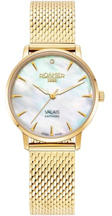 ROAMER Damen Analog Uhr mit Leder Armband 989847 48 10 05